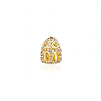 Grillz Dent Croisé Creux Givré