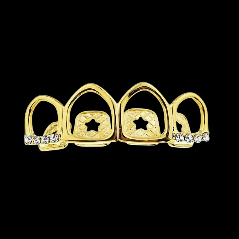 Grillz Dent Creuse Givrée Or – Royale Grillz
