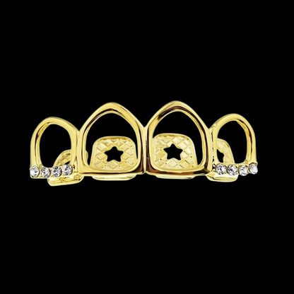 Grillz Dent Creuse Givrée Or – Royale Grillz