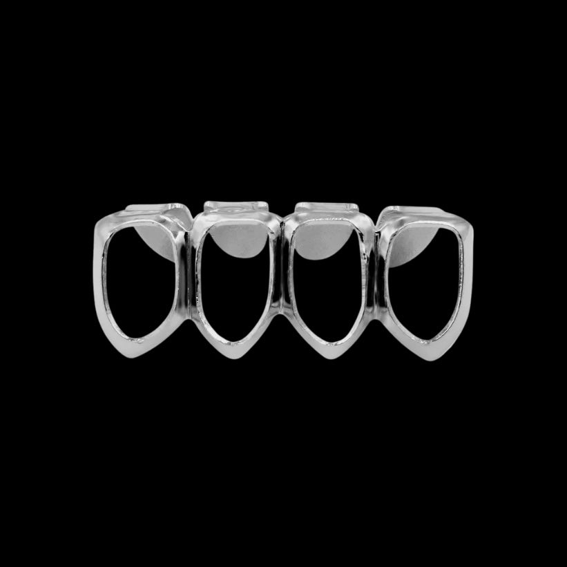 Grillz Dent Creuse Givrée Argent – Royale Grillz