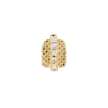 Grillz Dent Ligne Verticale Givrée