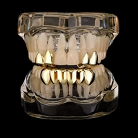 Set de Grillz Demi-Dent Plaqué