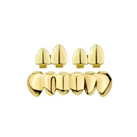 Set de Grillz Demi-Dent Plaqué