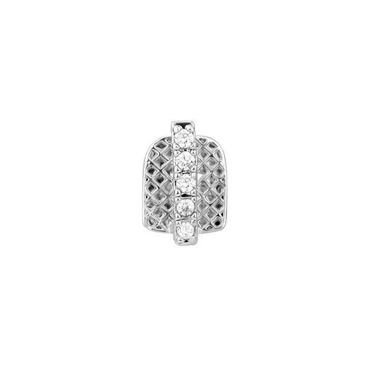 Grillz Dent Ligne Verticale Givrée