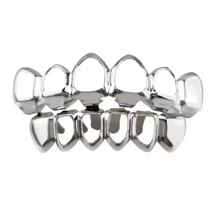 Set Complet de Grillz Dent Creuse Plaquée