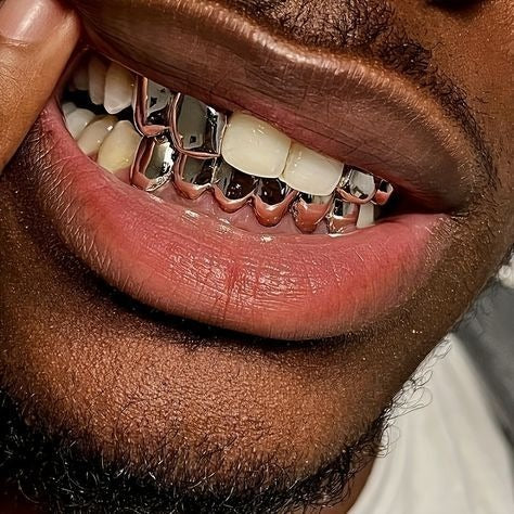 Set de Grillz Demi-Dent Plaqué